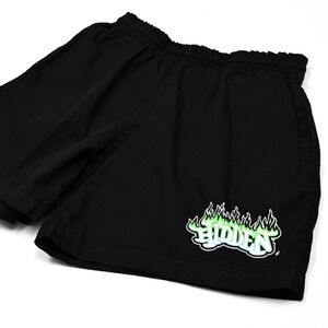 Hidden New York NYC Flames Graffiti‎ Logo Mens Shorts Black Medium Made in USA
